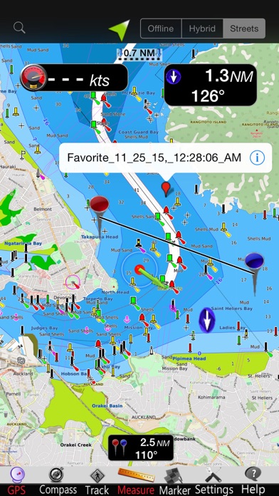 Screenshot #1 pour New Zealand Nautical Chart GPS