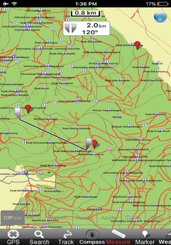 Nationalpark Bayerischer Wald - GPS Map Navigator screenshot 2