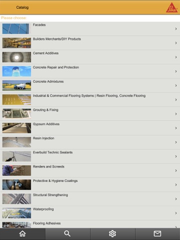 Sika Product Finder screenshot 2