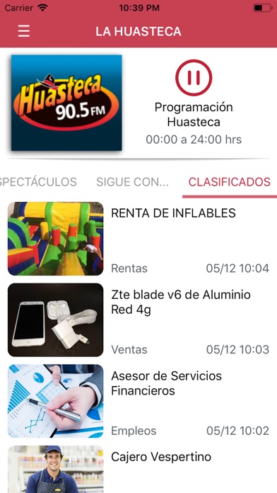 La Huasteca 90.5 FM screenshot 2
