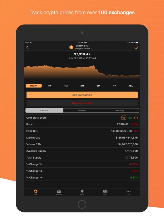 Coin Stats - Crypto Portfolio Screenshots