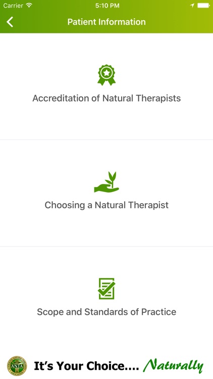 Natural Therapy App - ANTA LTD