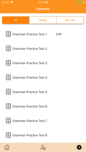 JLPT N1 Grammar Test iPhone(圖2)-速報App