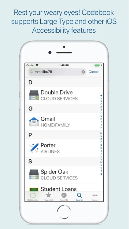 Codebook Password Manager screenshot-8