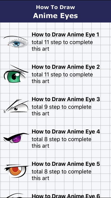 Draw Anime Eyes screenshot 2