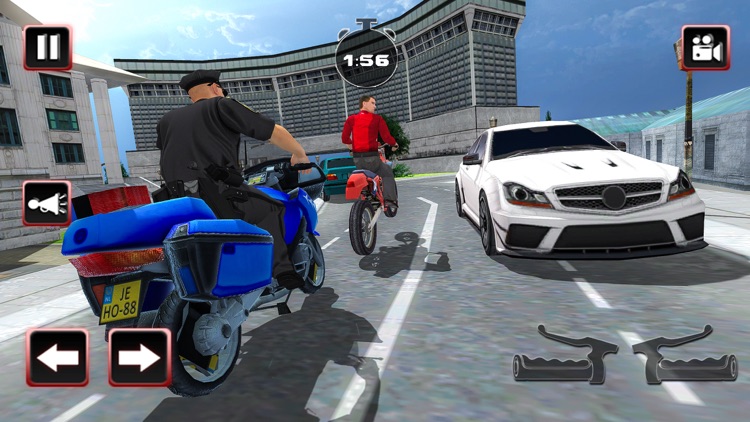 Traffic Cop Motorbike Rider 3D