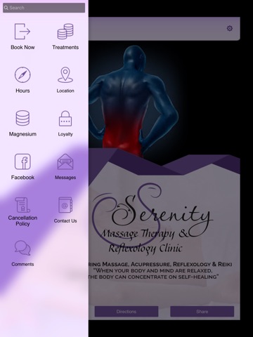 Serenity Massage screenshot 2