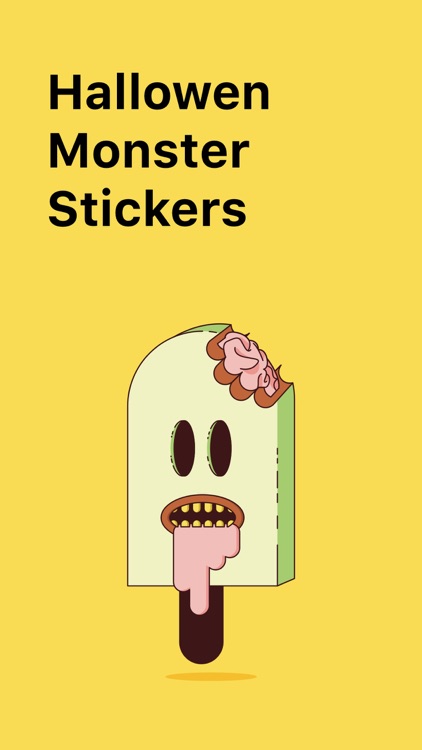 Halloween Monsters Stickers +