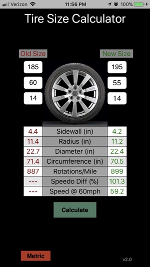 Tire Calculator(圖2)-速報App