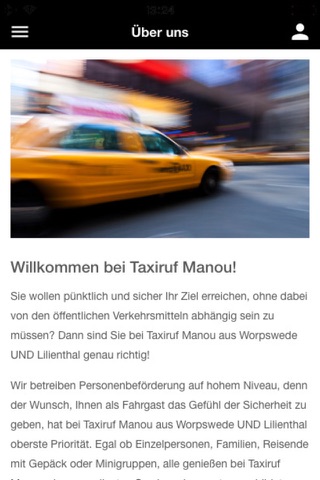 Taxiruf Manou screenshot 2
