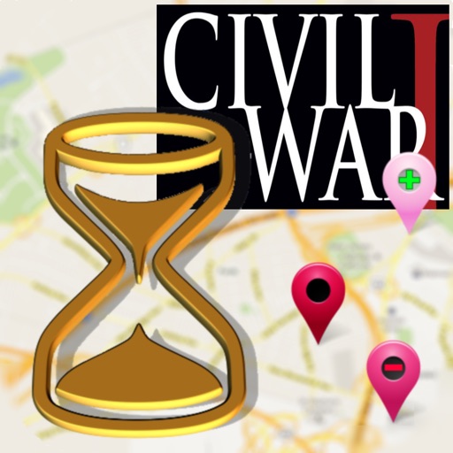 US Civil War Chronicle Map