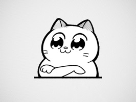 Now you can react to your friend's conversations with your favourite No Color Cat Stickers