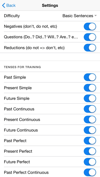 English Tenses - Practice screenshot-3