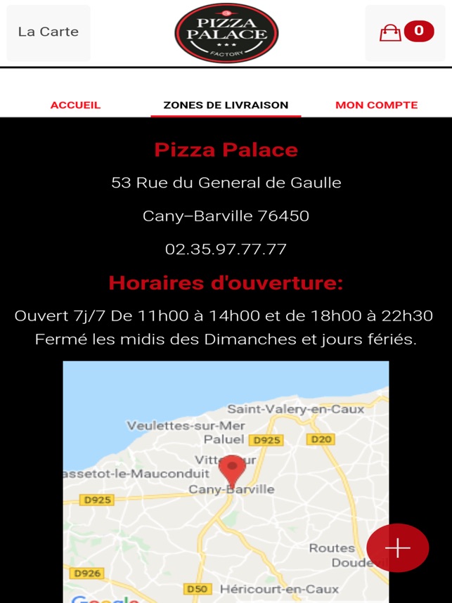 Pizza Palace Cany Barville On The App Store