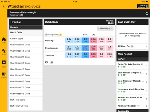 Betfair™ Exchange Betting Odds screenshot 2