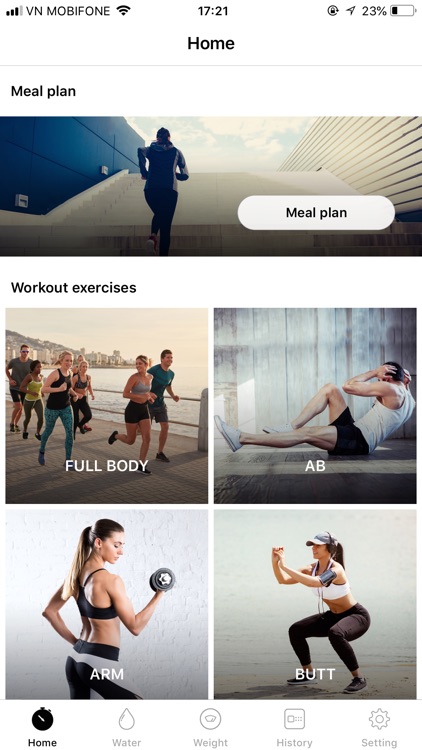 Workout trainer - Fitness app