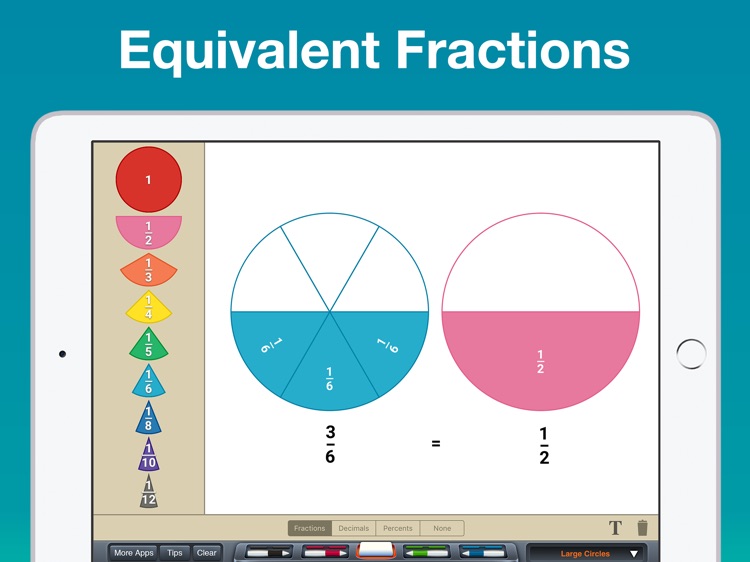 Fraction Circles Manipulative