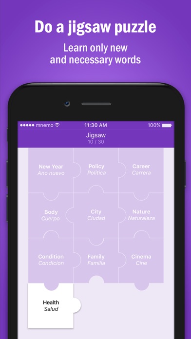 Learn Spanish with Mnemo screenshot 2
