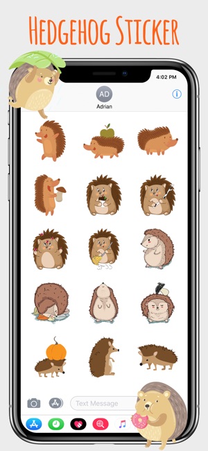 Spiky Hedgehog Stickers(圖2)-速報App