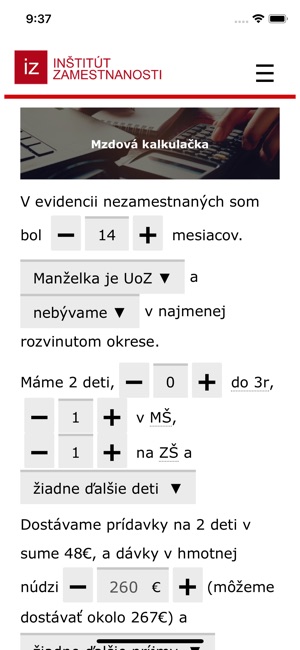 Mzdová kalkulačka IZ(圖2)-速報App