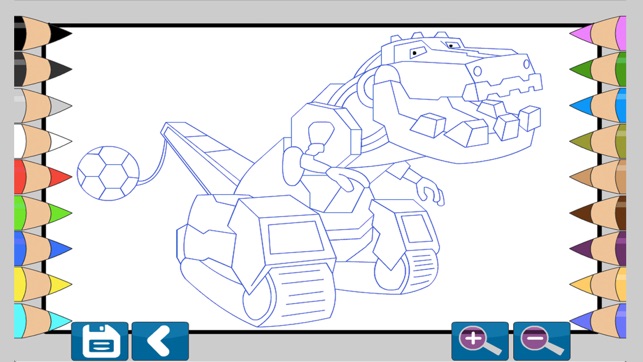 Dino Robot Coloring Book(圖1)-速報App