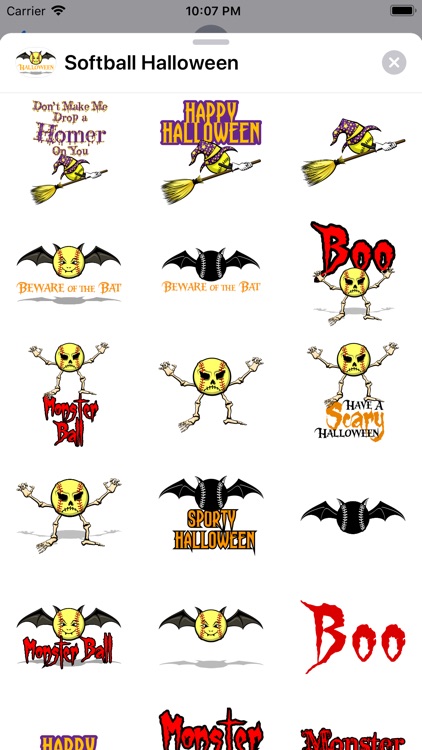 Softball Halloween