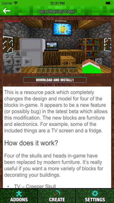 Furniture Addons for Minecraft screenshot 2