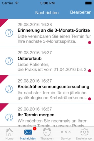 PraxisApp - Meine GynPraxis screenshot 2