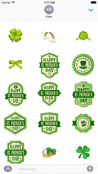 Happy St Patrick Day Stickers screenshot 2