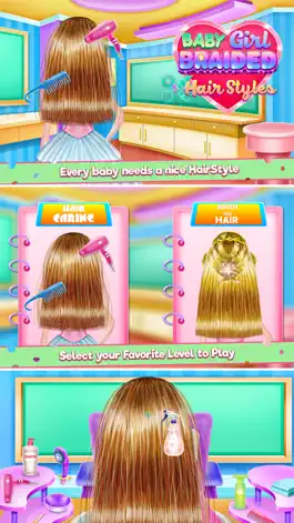 Game screenshot Baby Girl Braided Hairstyles mod apk