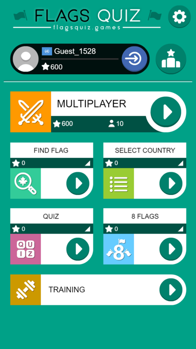 Multiplayer Flags Quiz screenshot 2