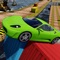 Driving Car Stunts allows driving skills to enhance on real impossible tracks right above real city