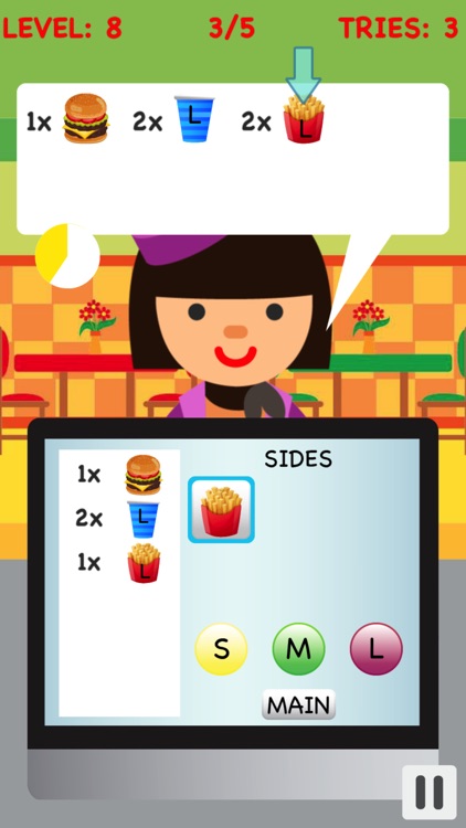 Burger Cashier Fast food game