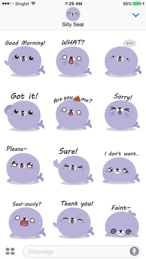 Silly Seal Animated Stickers(圖1)-速報App