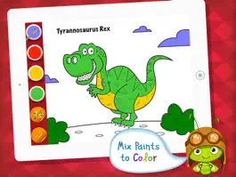 Game screenshot Color Mix n’ Paint (Dinosaur) mod apk