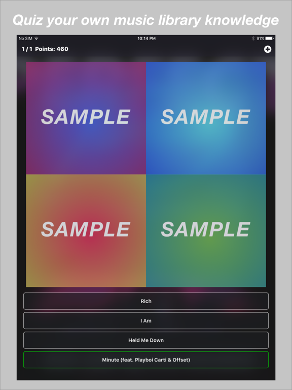 My Music Library Quiz на iPad