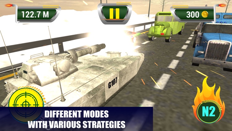 Tank Road Racing Combat & Traffic Rider Stunts screenshot-3
