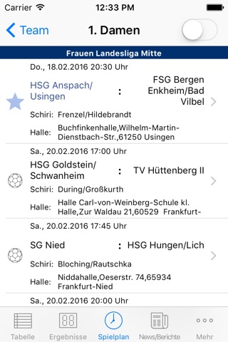 HSG Anspach/Usingen screenshot 2