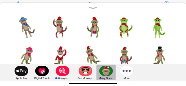 Merry Sock Monkey Stickers(圖4)-速報App