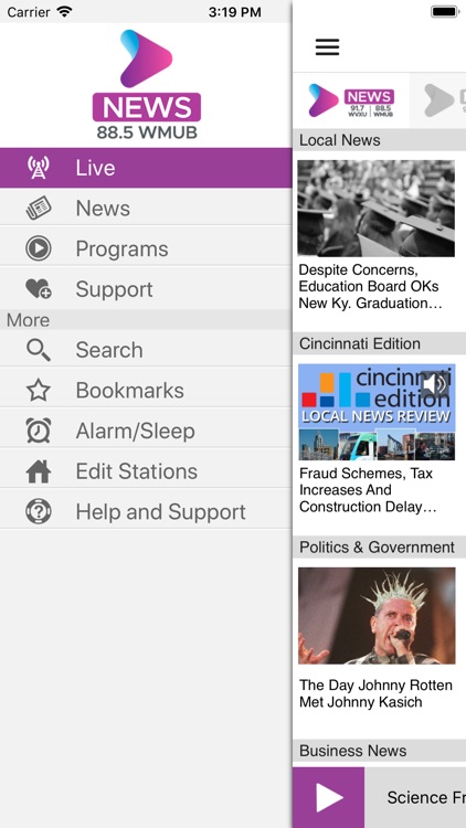 WMUB Public Radio App