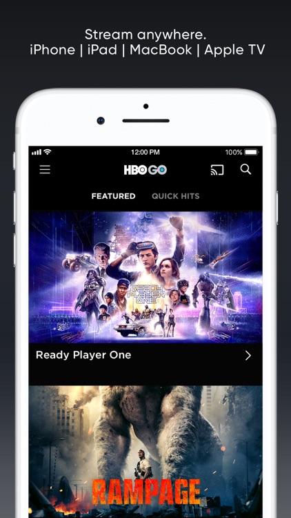 HBO GO: Stream with TV Package