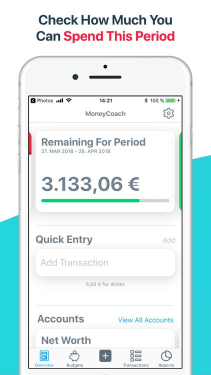 MoneyCoach - Budget & Expenses screenshot-0