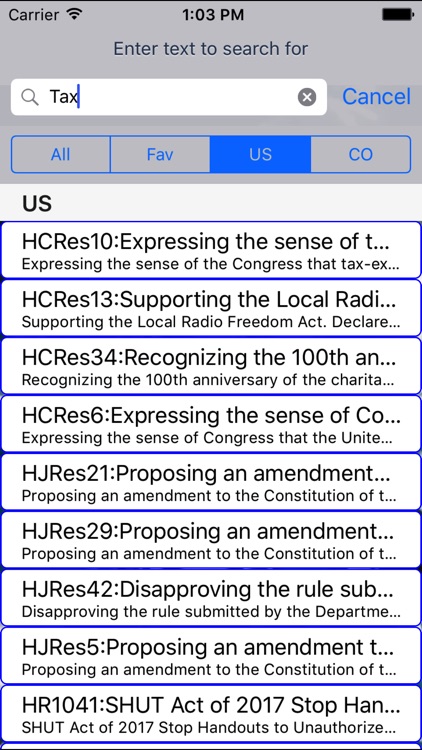 BillTrack50 screenshot-3