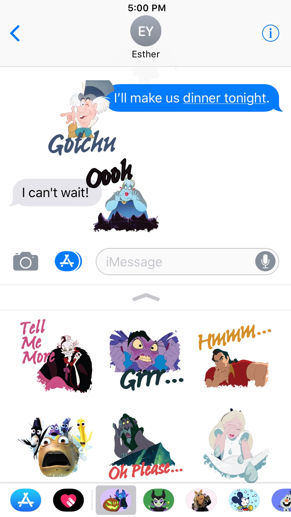 Disney Stickers Halloween Download for iPhone 