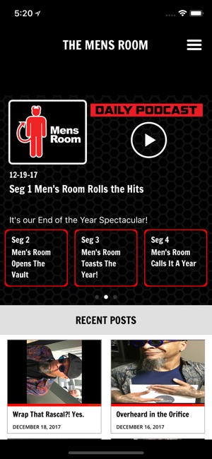 The Mens Room App Im App Store