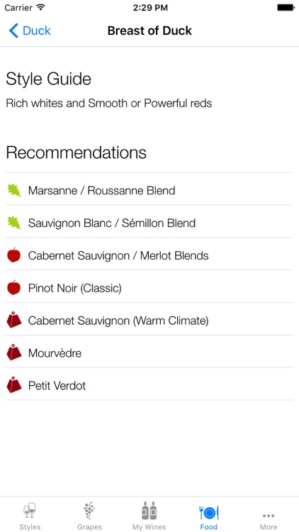 Pocket Wine Pairing screenshot-3