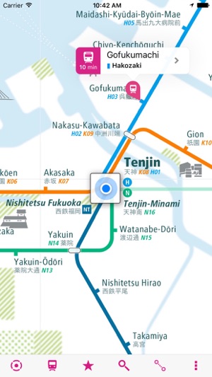 Fukuoka Rail Map Lite(圖1)-速報App