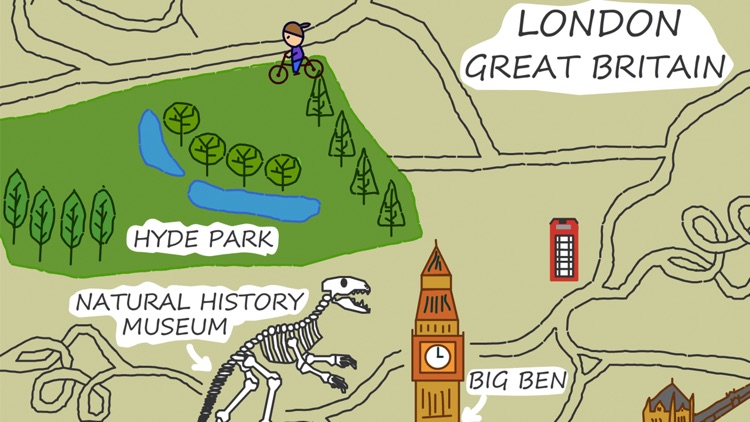 Treasure Hunt Map in London