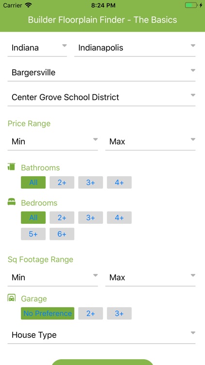 Builder Floorplan Finder