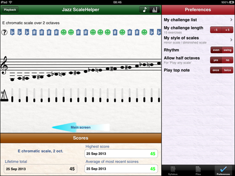Jazz ScaleHelper for iPad screenshot 3